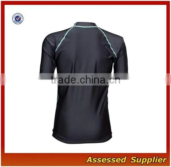 Custom Sportswear Manufacturer Compression Mens T- Shirts/Blue Rash Guards Wholesale---AMY164281