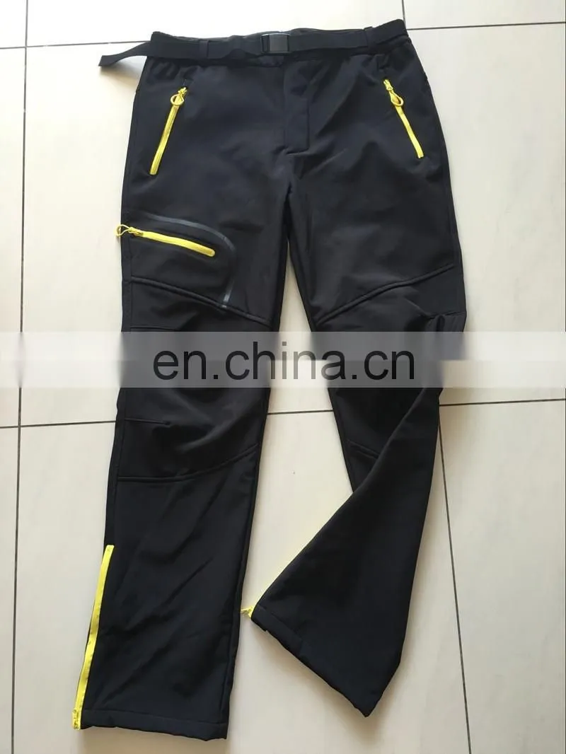 Men's waterproof hiking pants casual softshell pants