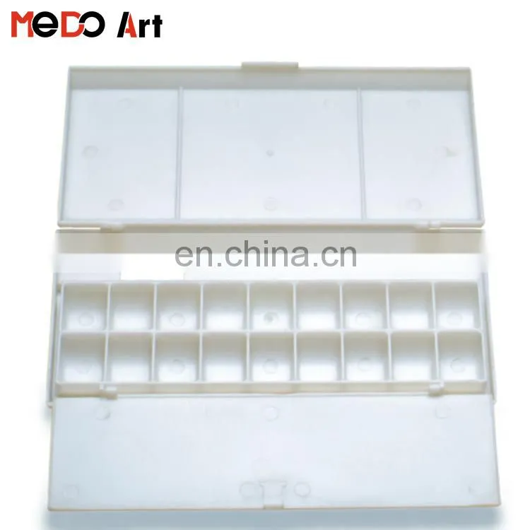 25x12cm Folding Rectangular Painting Plastic Palette Box