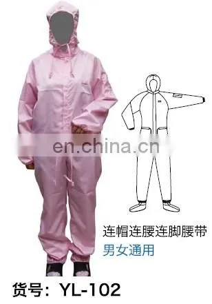 New Design cleanroom antistatic protective ESD coverall