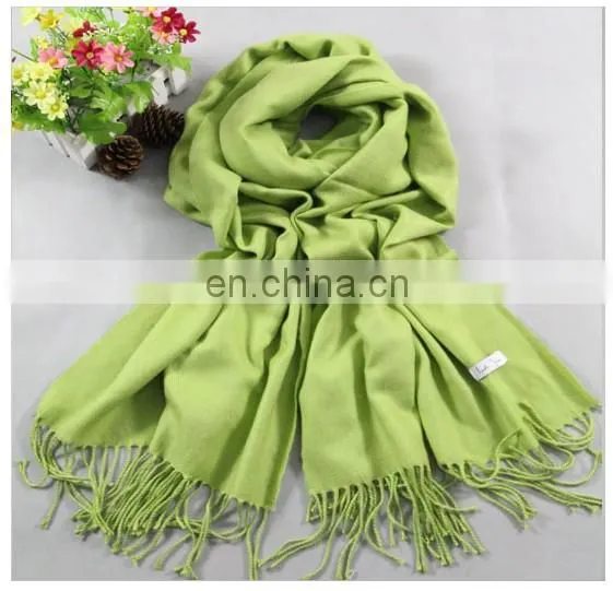 lady solid color winter warm shawls