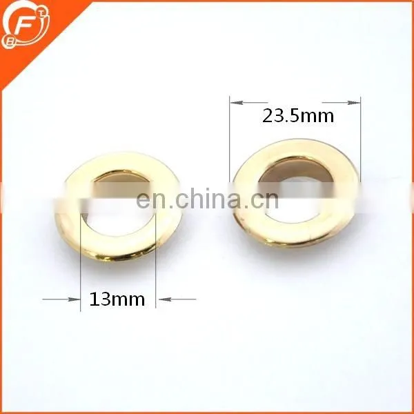 shinny gold round brass eyelets for lady cloth