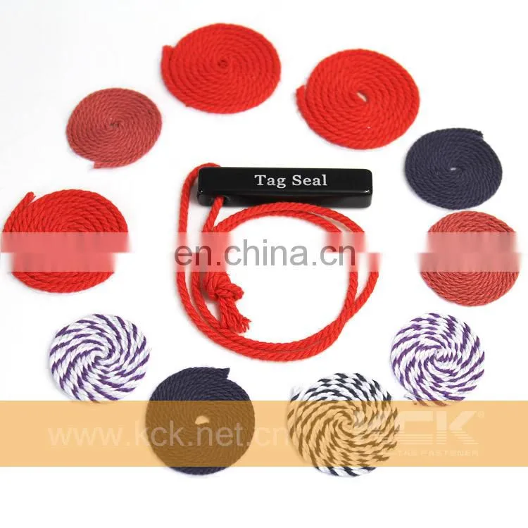 colored cotton rope,name tag string