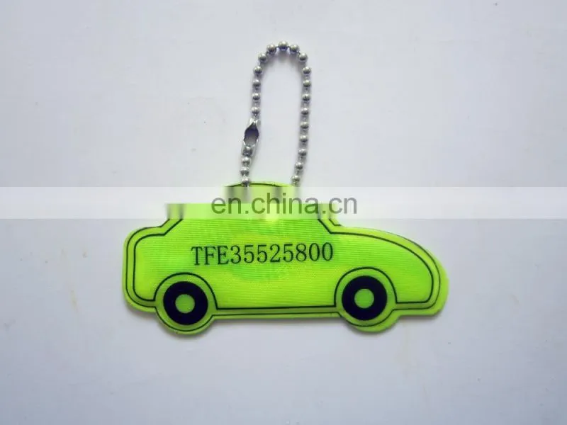hot sell stylish high visibility reflective keychain