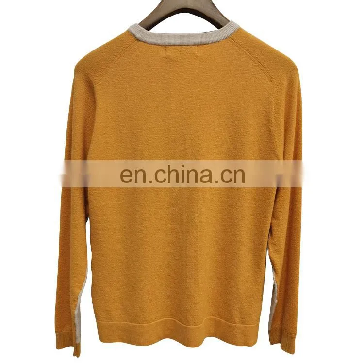 DiZNEW Brand quality fashion design 12GG crew neck pullover men sweater knitting