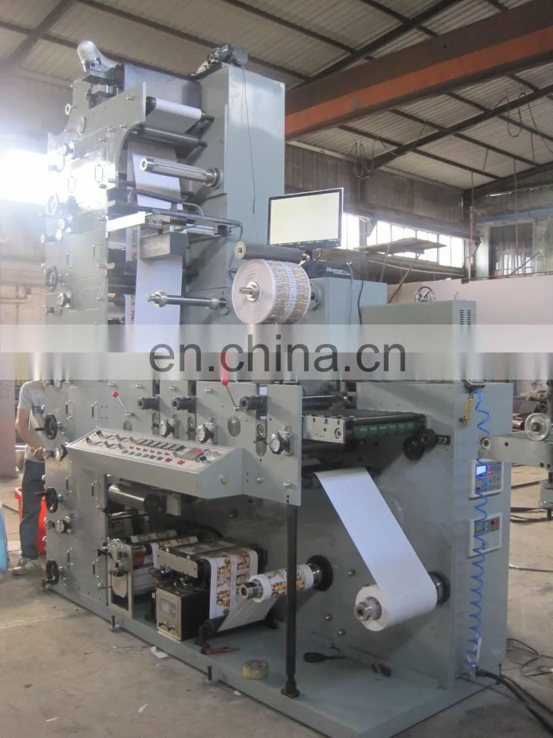UV IR Plastic film,sticker label paper flexo printer