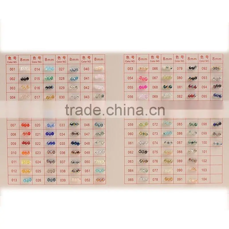China hot wholesale multi colored crystal necklace, DIY beaded tassel necklace for girls