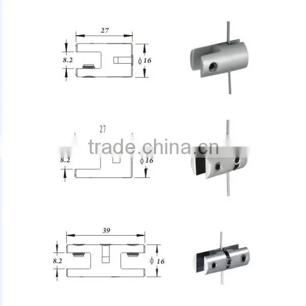 Wall Mounted Cable Wire Suspension Window Display Systems