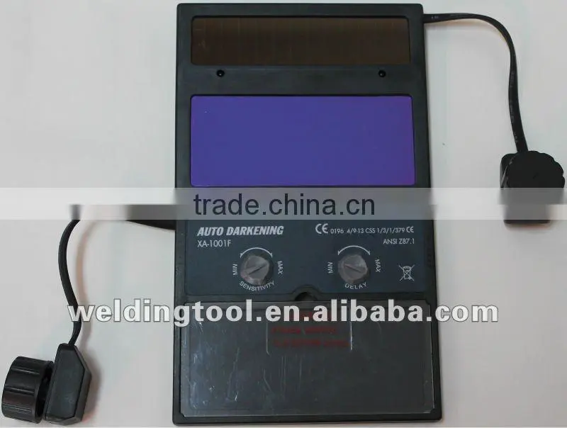 Auto darkening welding filter conform to CE ANSI