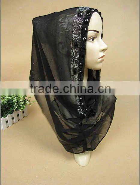 A423 Vogue Fashion Senior chiffon 39*54cm scarf HIJAB