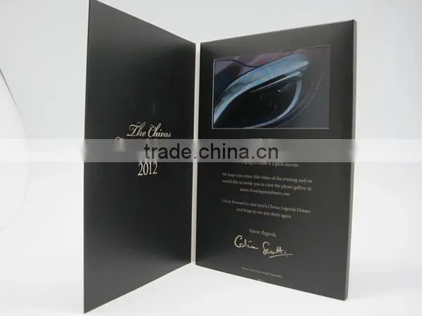 Most popular video postcard handmade video brochure card