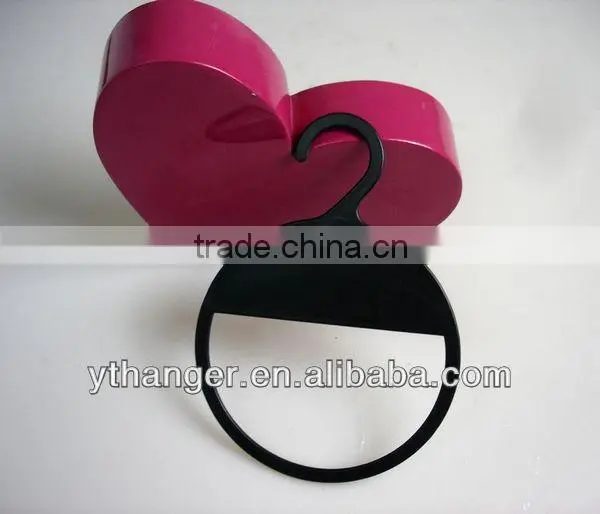 SL02 plastic ring hanger black luxury tie hanger black