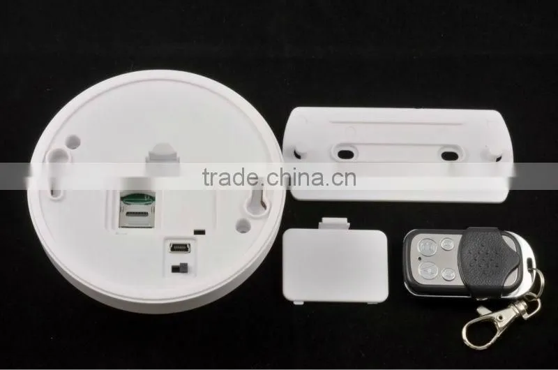 New Arrival full hd 1080p Smoke Camera F17 with 30m remoting controller and 8m super night vision