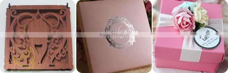 Customized Nice Particular DIY Brooch Card Elegant Wedding Invitations