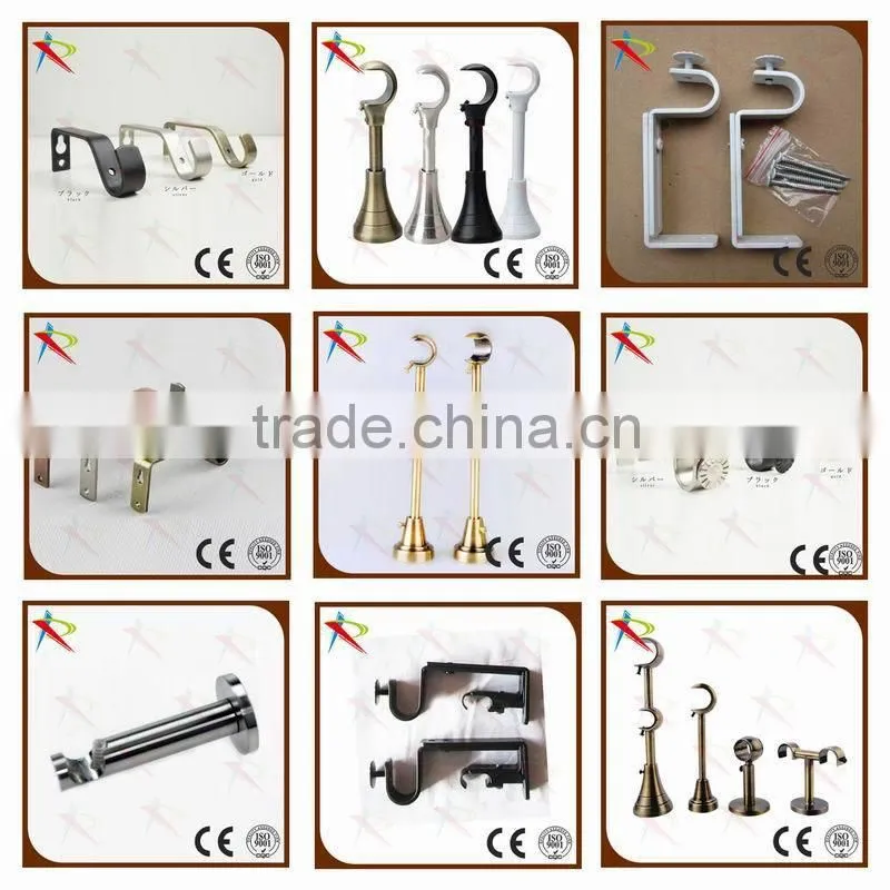 High quality Europe market curtain rod brackets/curtain brackets