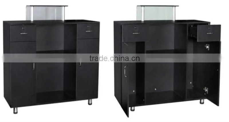 China gold supplier solid surface commercial reception desk