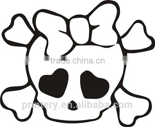 Skull car window light film sticker, removable window gel stickers,gel sticker winow glass stickers