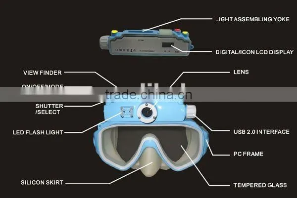 Substantial Price 15M Waterproof Mini DVR surfering sport mask camera