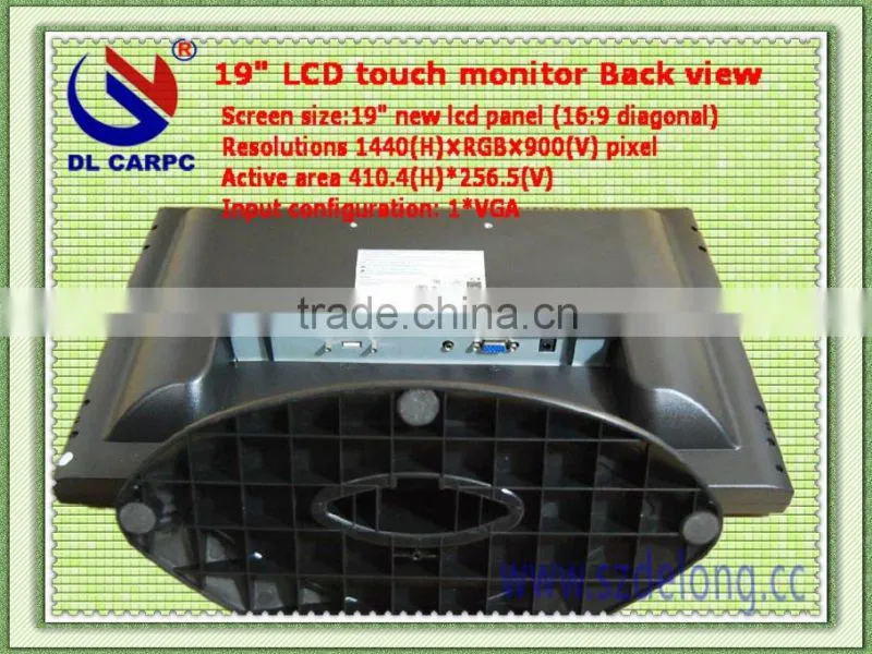 Hot Sales POS 19Inch TFT LCD VGA Touch Screen Monitor