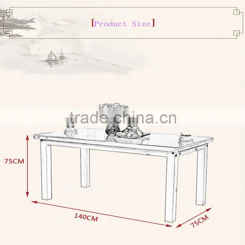 Customize 100% Solid Wood Restaurant Furniture, Pine Wood Table and Chair Wholesale