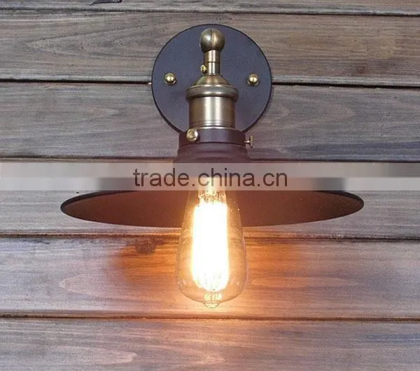 Brass Light Socket Iron Retro Lamps Wall Mounted