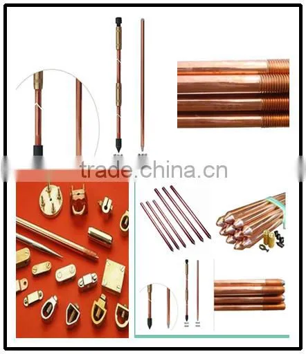 Grounding Connection Copper Bonded Threaded Rod Grounding Rod