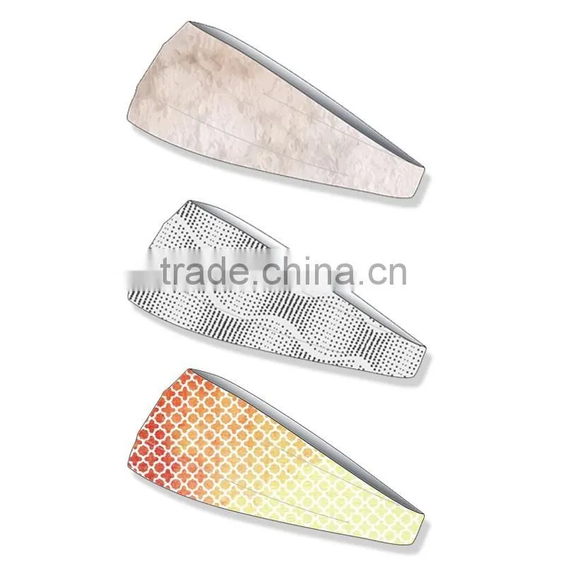 (Factory/low MOQ)Custom wholesale girl running headband, Top baby bulk sports elastic headbands