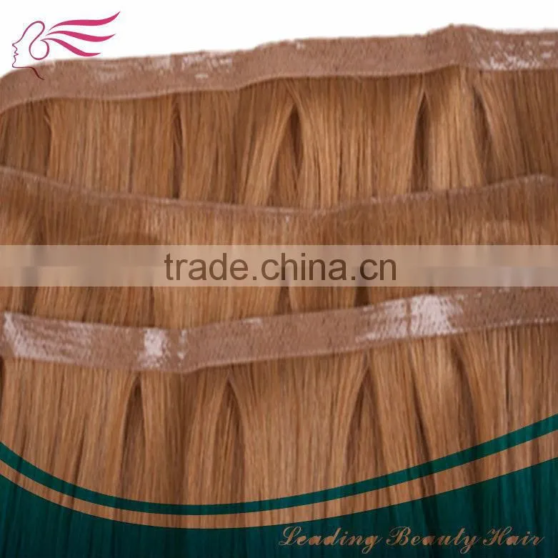 factory price machine made 100% Human Indian human weft hair