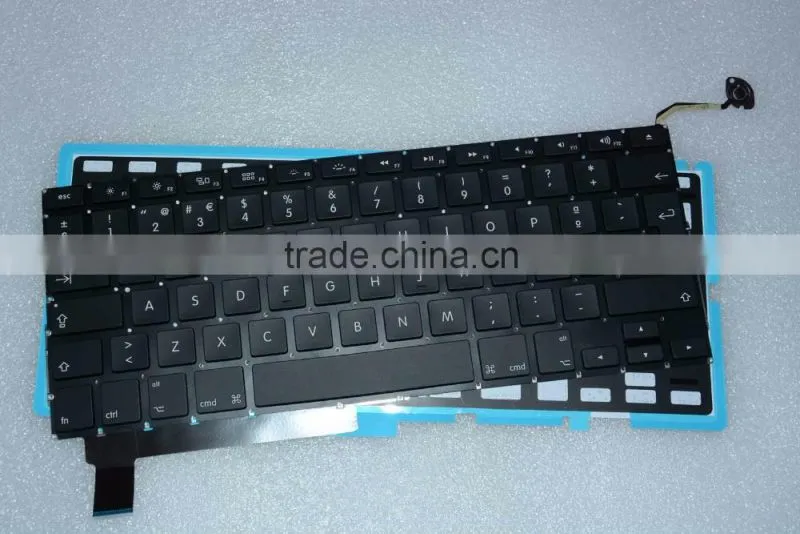Portuguese Design Laptop keyboard Replacement LED Backlight Lighting For Macbook Pro A1286 2008-2012