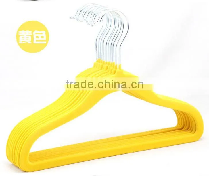 High Quality Children Velvet Hangers/Flock Hangers