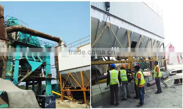Asphalt plant bag house dust filter, effective dust collector system