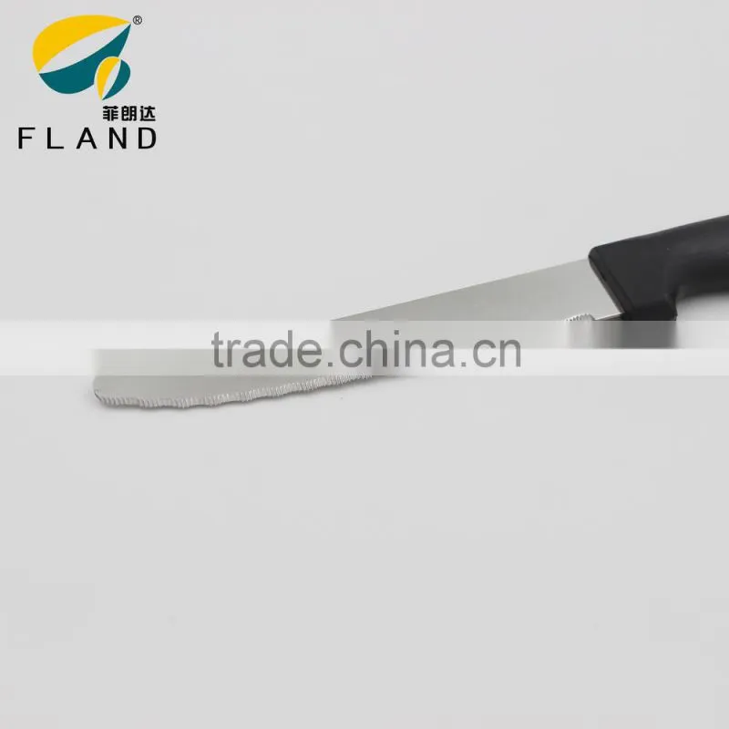 YangJiang Factory supply Hot sale stainless stainless steel serrated kitchen knife pp Handle