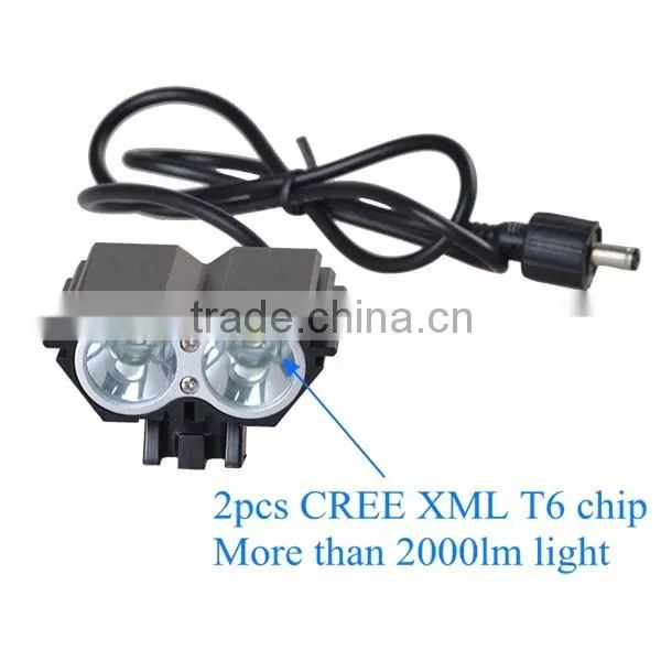 Adjustable Head Recharge Aluminum LED Bicycle Headlight