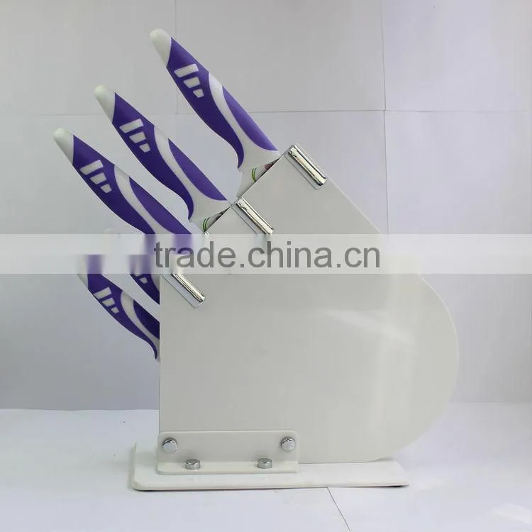 Fashion coating kitchen knife set