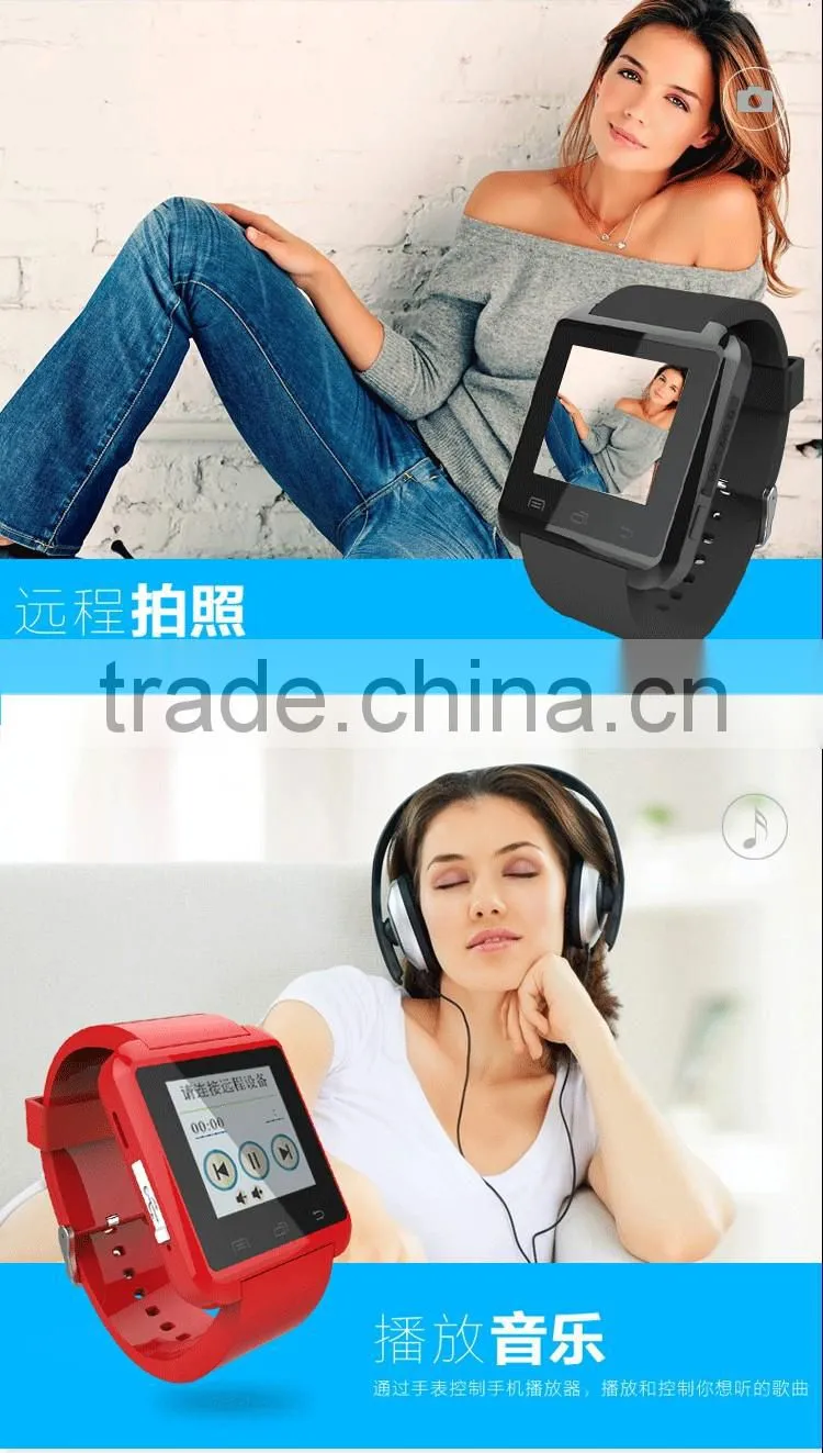 Hot Selling Android Smart Watch Phone U8 GSM Smart Watch Phone 1.5" Touch Sceen and SIM Card Slot