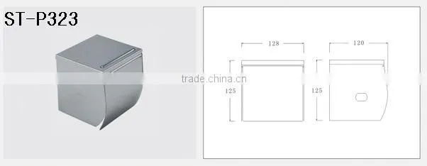 In-stock Factory Luxury bathroom wall mounted stainless steel waterproof toilet paper holder
