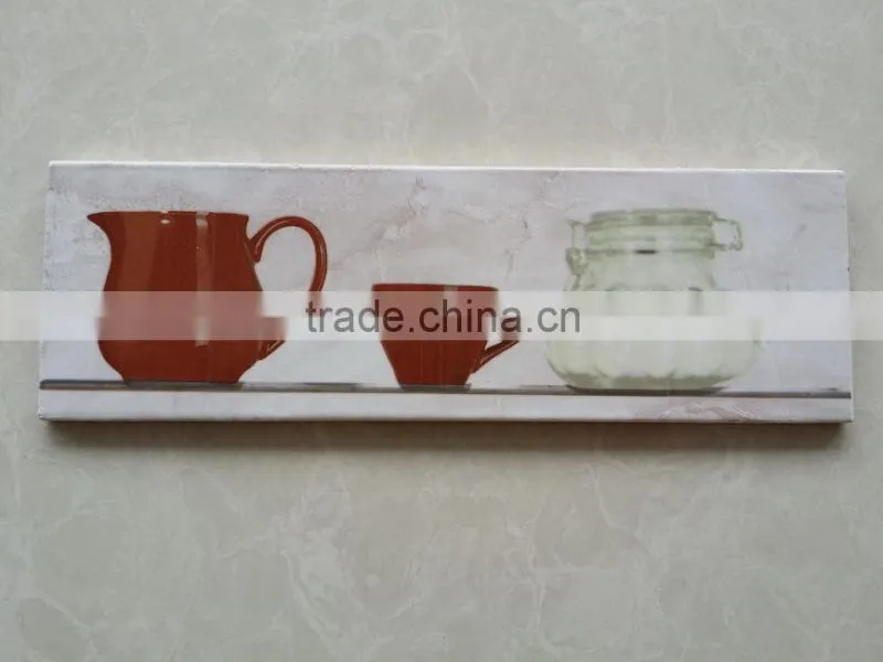 3D Digital inkjet ceramic border line tile
