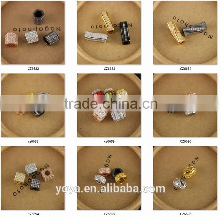 CZ6656 CZ micro pave Jewelry Making Supply, Gold leopard head Hook Clasps