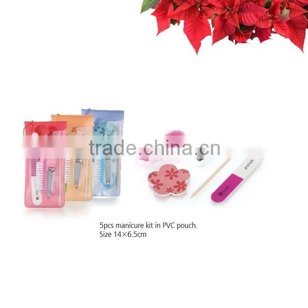 OEM factory pedicure set with a travel pvc bag