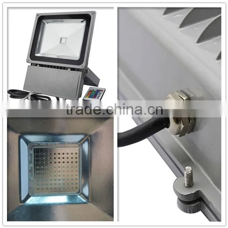100w led color changing outdoor flood light housing
