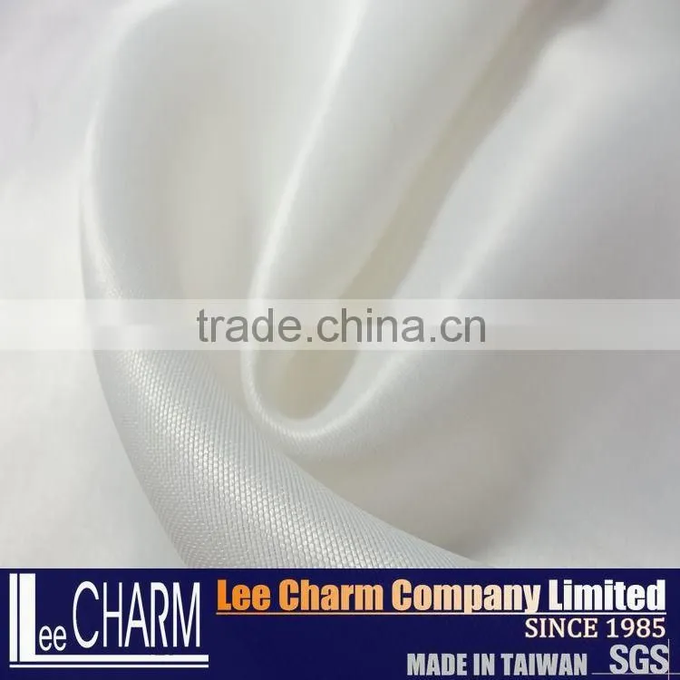 Ivory Satin Fabric for Lady Dress