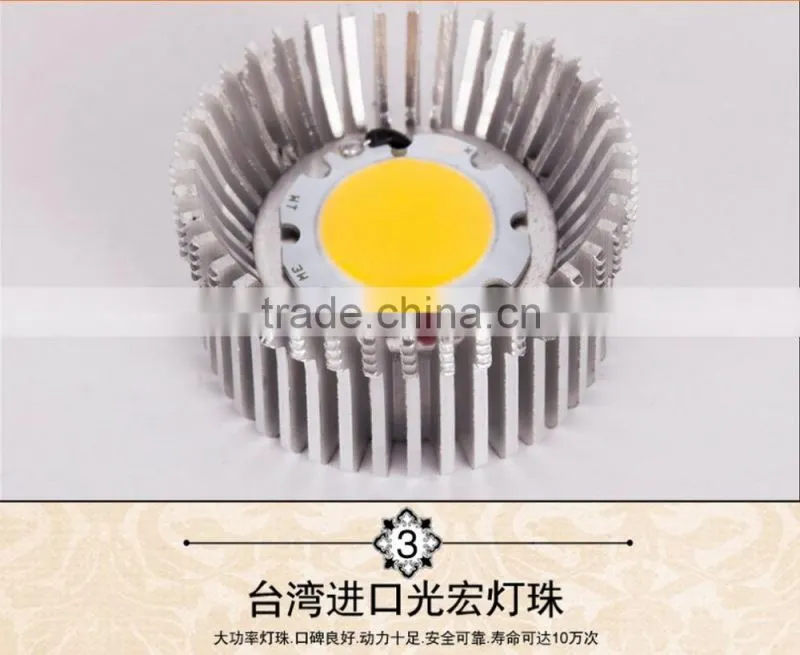European LED Ceiling Light COB Lamp 3W 5w Resin + Aluminum LED Downlight