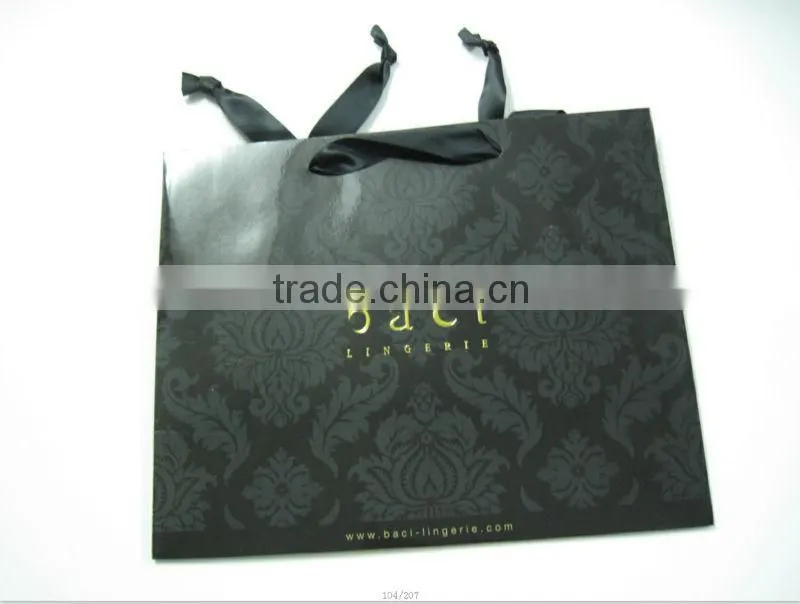 China professional custom printed shopping gift paper bag