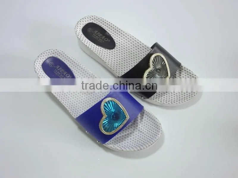 New Design Design High Heel Ladies PCU Slippers