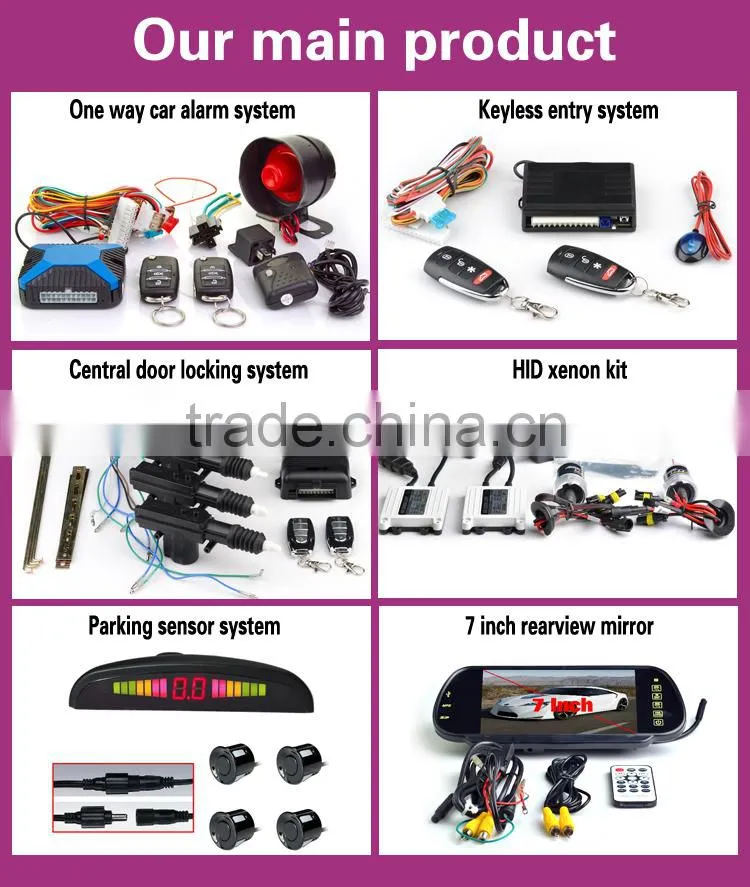 Digital LED display electromagnetic parking sensor with 5 different distance showing and sound alert