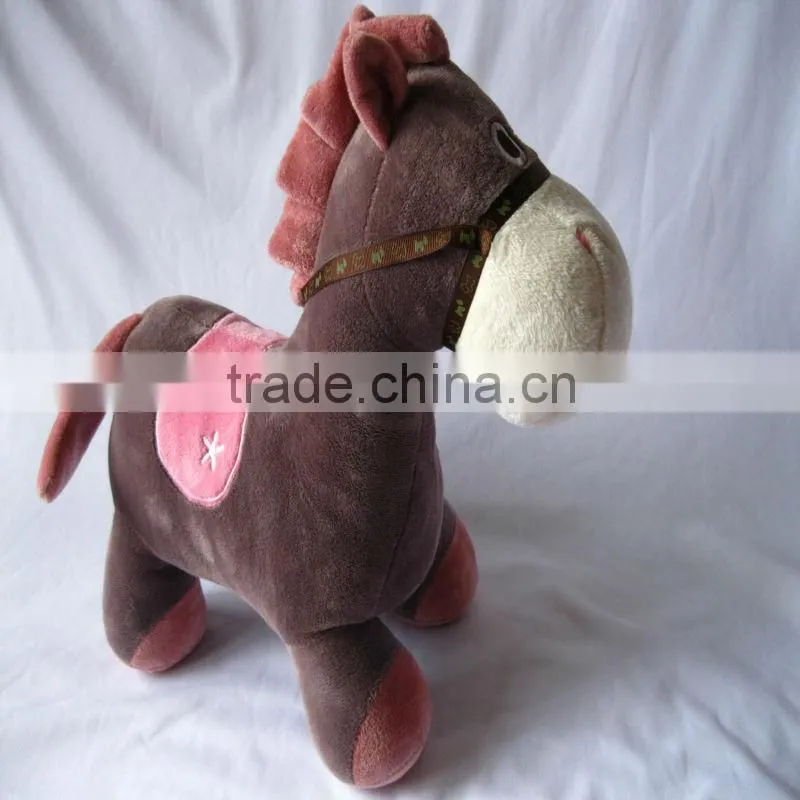 Fancy soft toy horse factory sale
