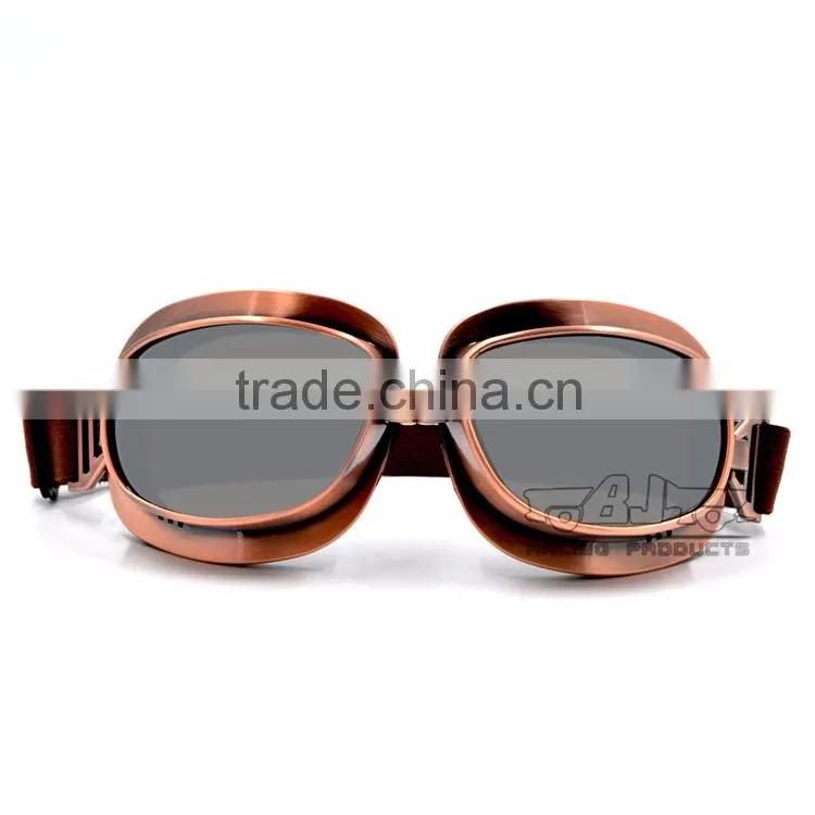 BJ-GT-013 Sliver Recommand motocross goggles helmet motorcycle glasses goggles for Harley