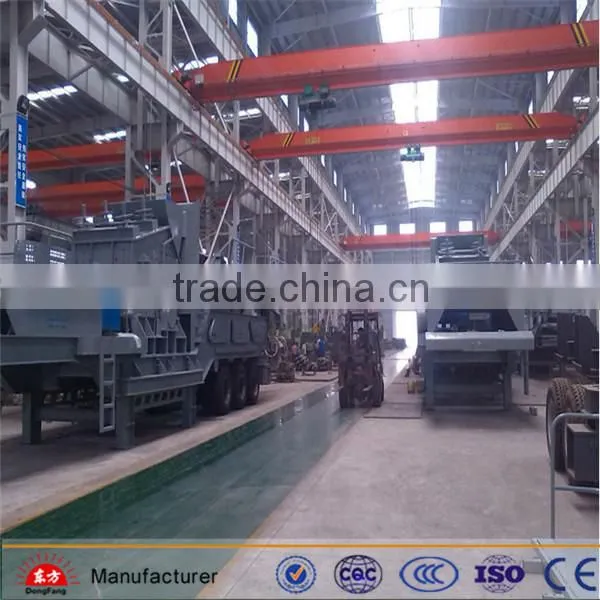 50T/H Stone Crusher Station with PE400X600 Jaw Crusher