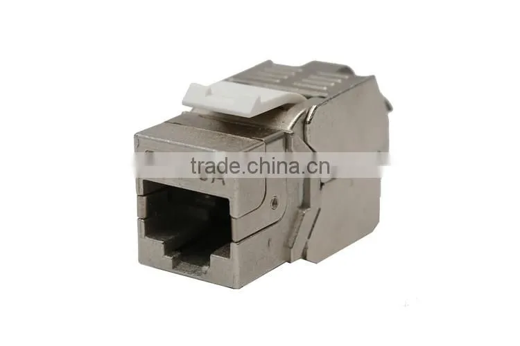cat.6 stp rj45 tool less keystone jack