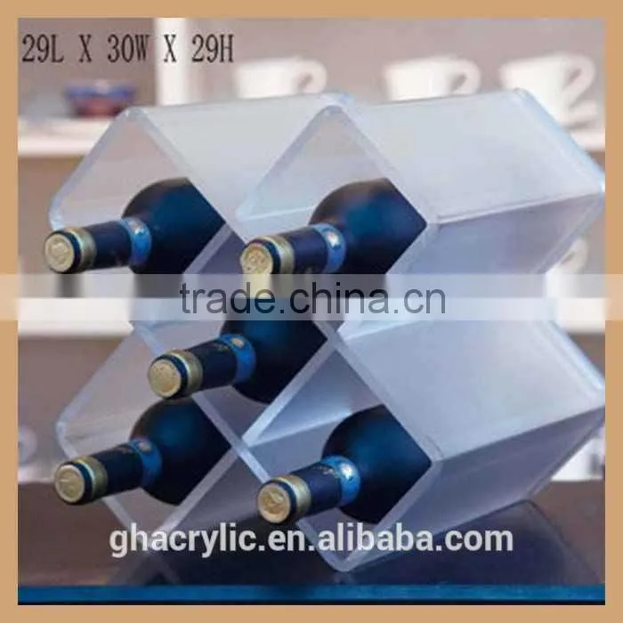 acrylic wine display rack for wine bottle